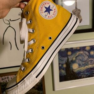 Yellow High Top Converse